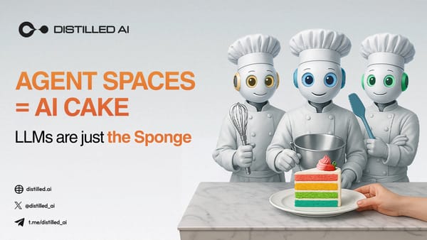 LLMs Are Just the Sponge: Building the Full AI Cake with Agent Spaces